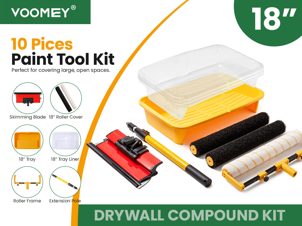 10 PCS 18 inch Paint Roller Kit
