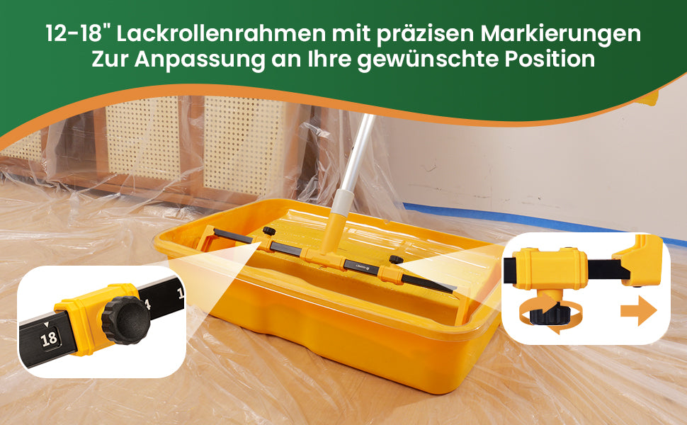 18"Paint Roller Frame adjustable