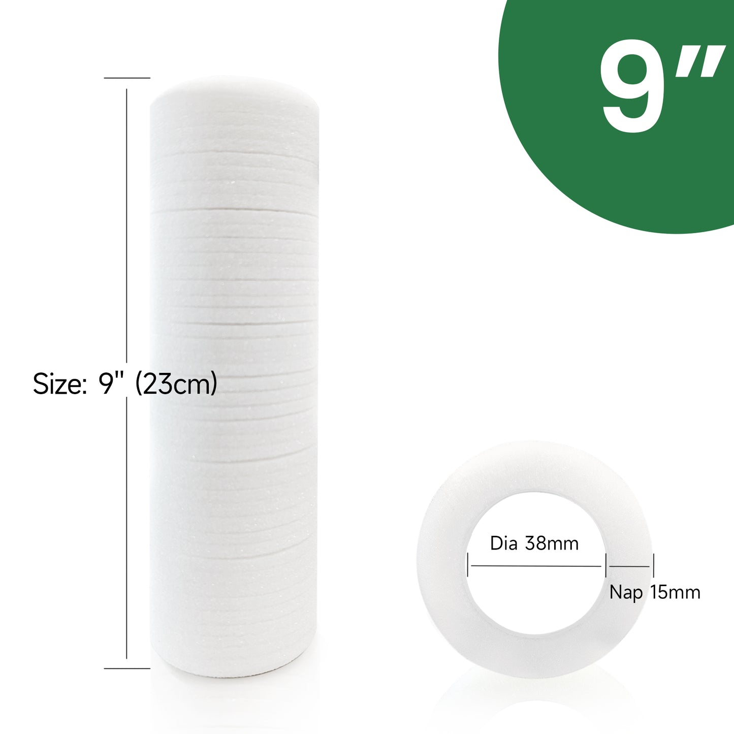 9 Inch 3 PCS High Absorption Foam Paint Roller 9 Inch