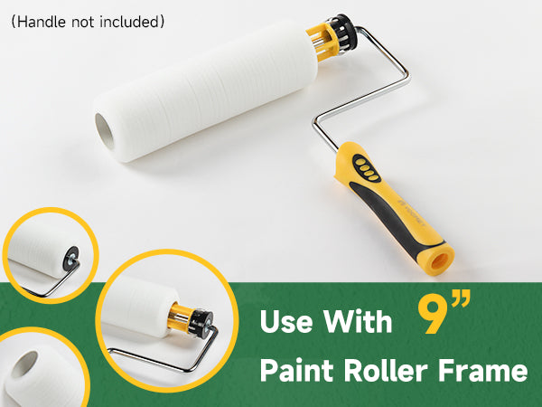 9 Inch 3 PCS High Absorption Foam Paint Roller 9 Inch