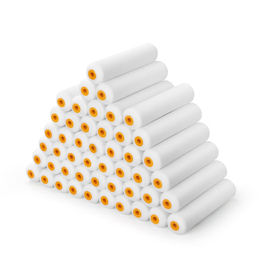 6 Inch 48 pcs Foam Paint Roller Covers