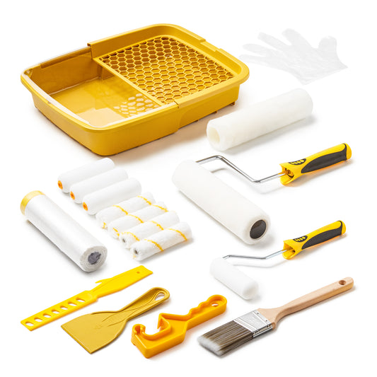 22 Pcs 9 Inch 4 Inch Paint Roller Kit